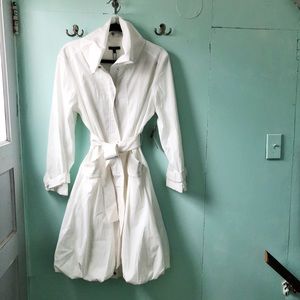 Samuel Dong Bubble Trench Coat Dress